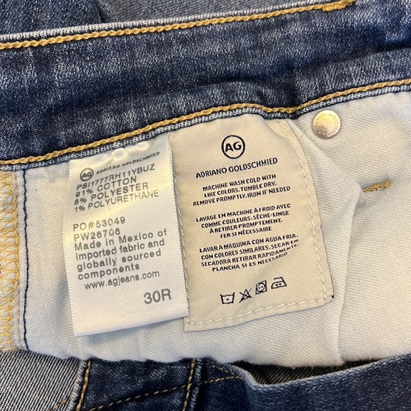 AG Farrah Skinny Ankle High Risr Sz 30 Regular - Picture 7 of 9